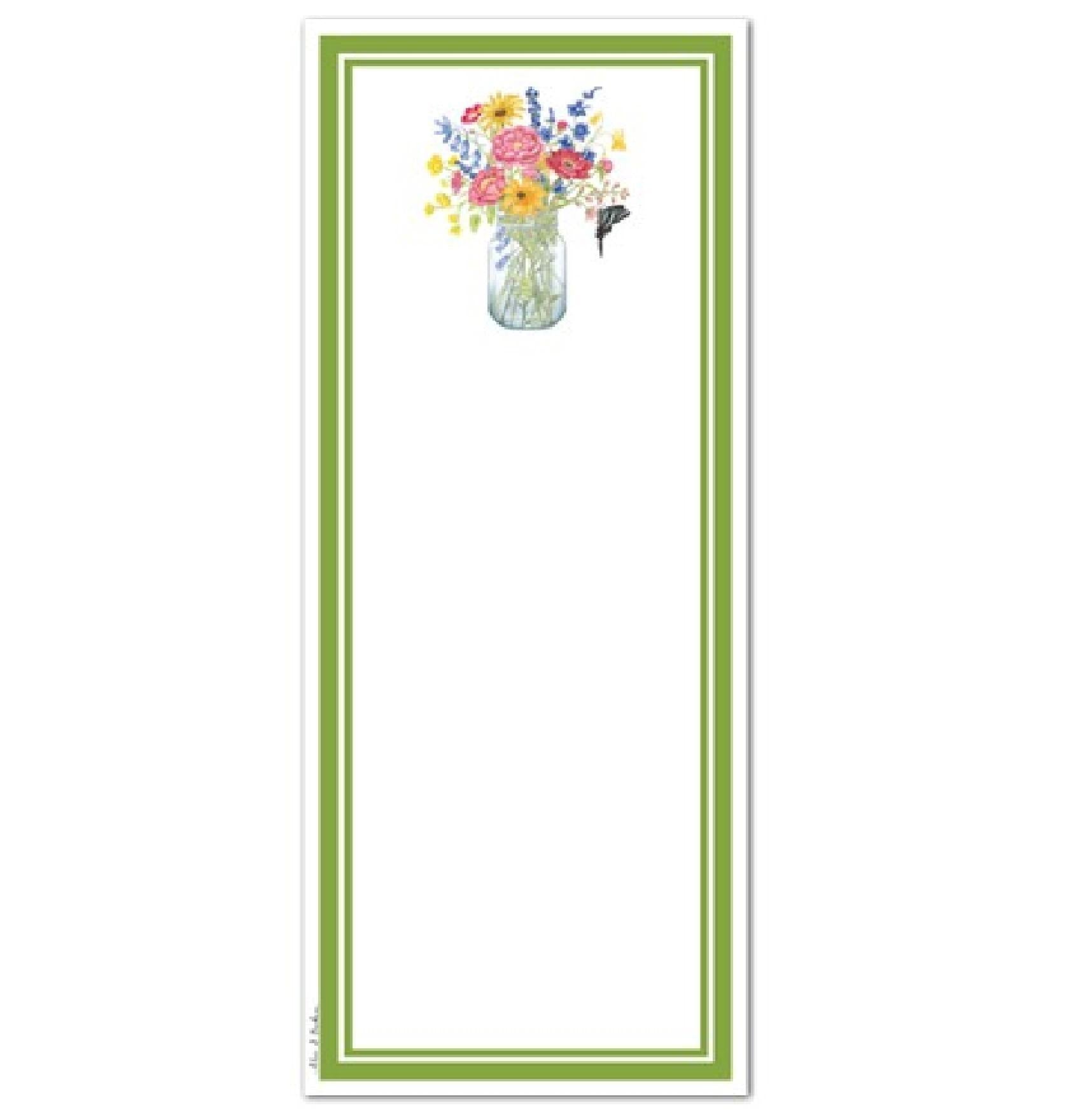 Magnetic Note Pad | Spring Bouquet