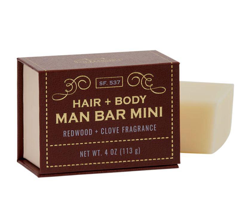 Man Bar Hair and Body | Redwood & Clove