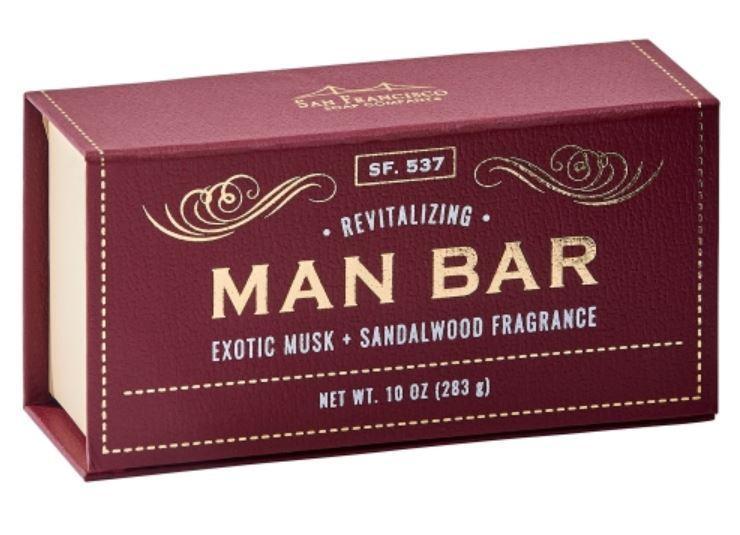 Man Bar Revitalizing Soap | Exotic Musk & Sandalwood