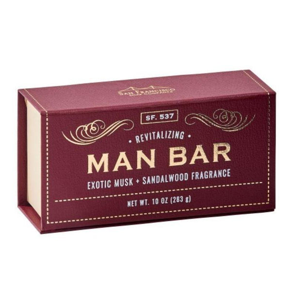 Man Bar Revitalizing Soap | Exotic Musk & Sandalwood