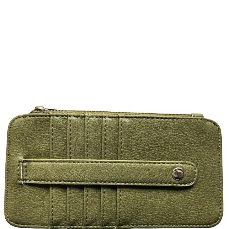 Marie Credit Card Sleeve | Army Green