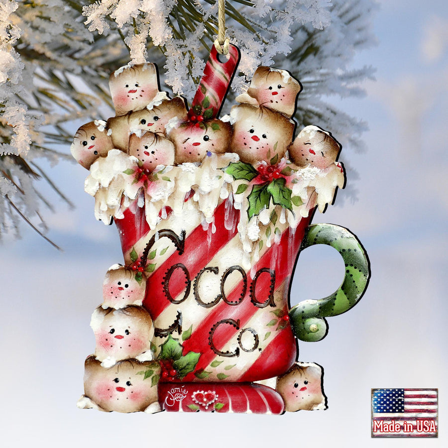 Marshmallow Cocoa Co. Keepsake Decorative Christmas Ornament
