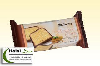 Traditional German Specialty  Chocolate Covered Cakes Schluender Marzipan Chocolate Covered