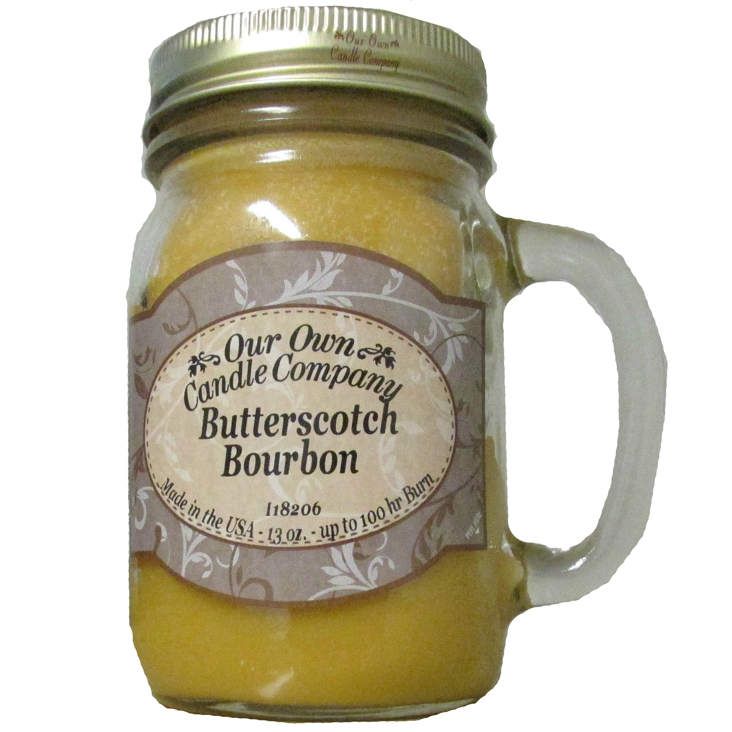 Mason Jar Candle | Butterscotch Bourbon