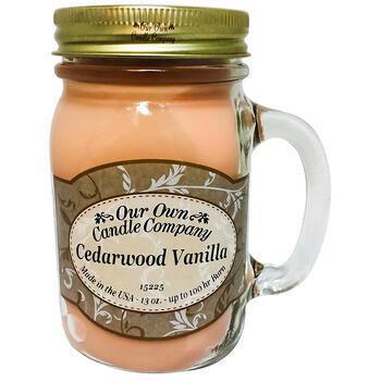 Mason Jar Candle | Cedarwood Vanilla