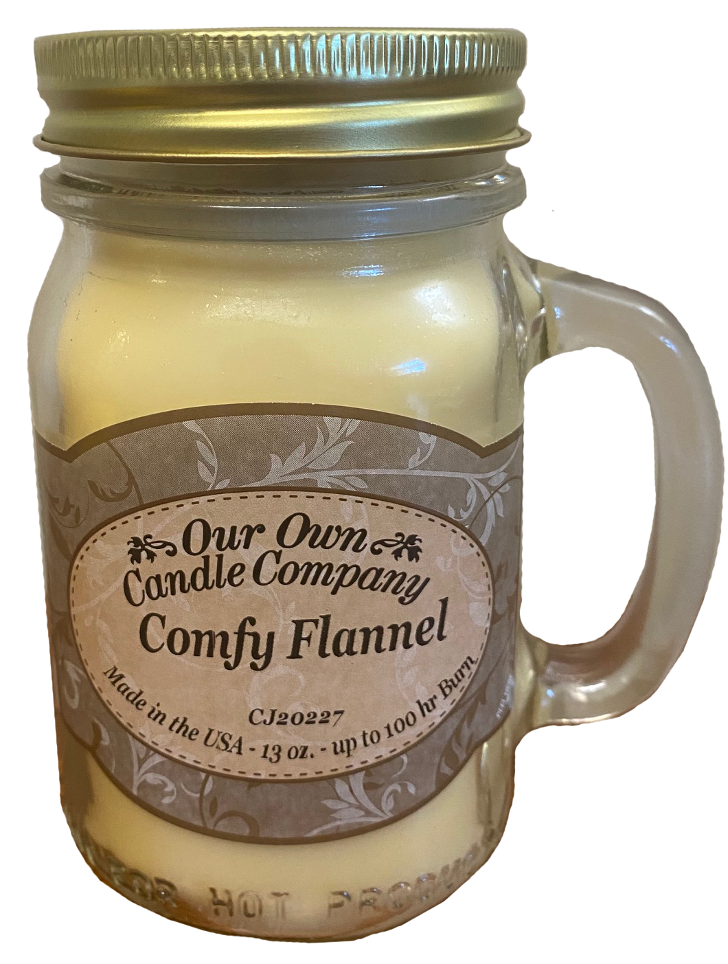 Mason Jar Candle | Comfy Flannel