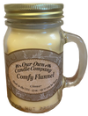 Mason Jar Candle | Comfy Flannel