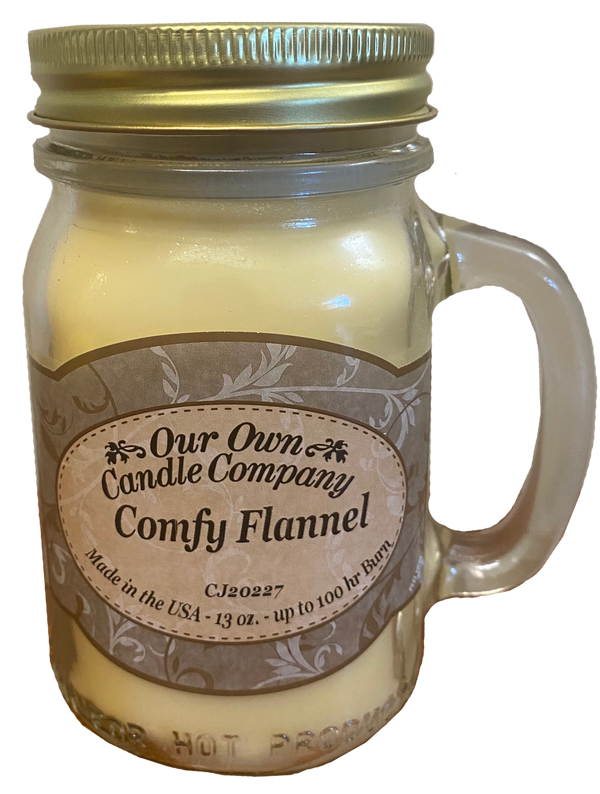 Mason Jar Candle | Comfy Flannel