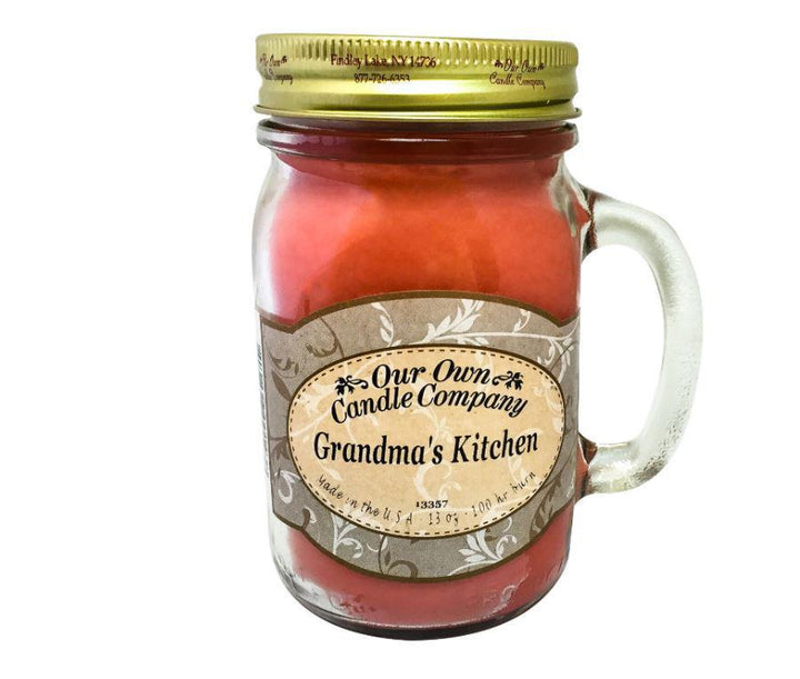 Mason Jar Candle | Grandma's Kitchen