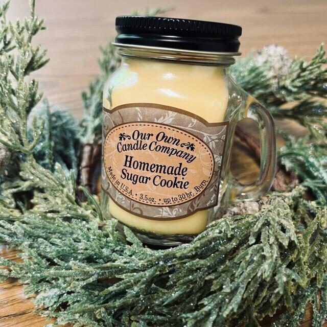 Mason Jar Candle | Homemade Sugar Cookie