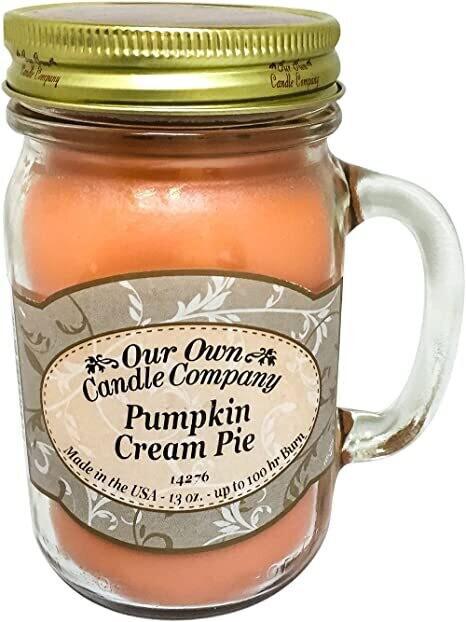 Mason Jar Candle | Pumpkin Cream Pie