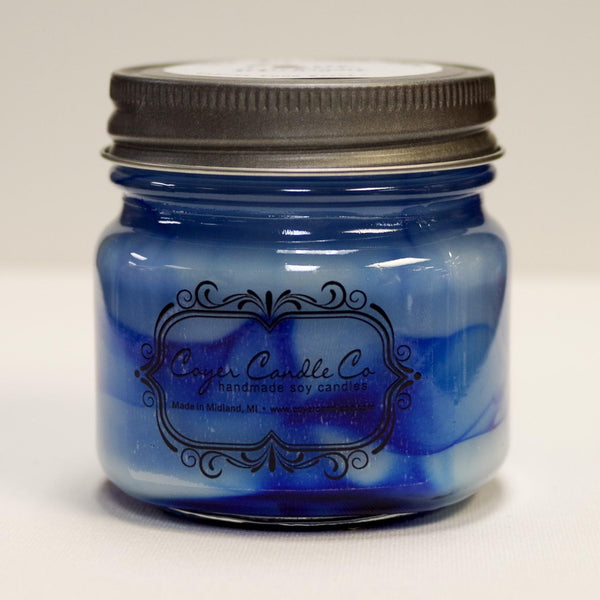 Mason Jar Soy Candle Blueberry Bourbon