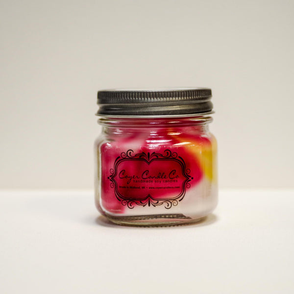 Mason Jar Soy Candle Cherry Lemonade Stand