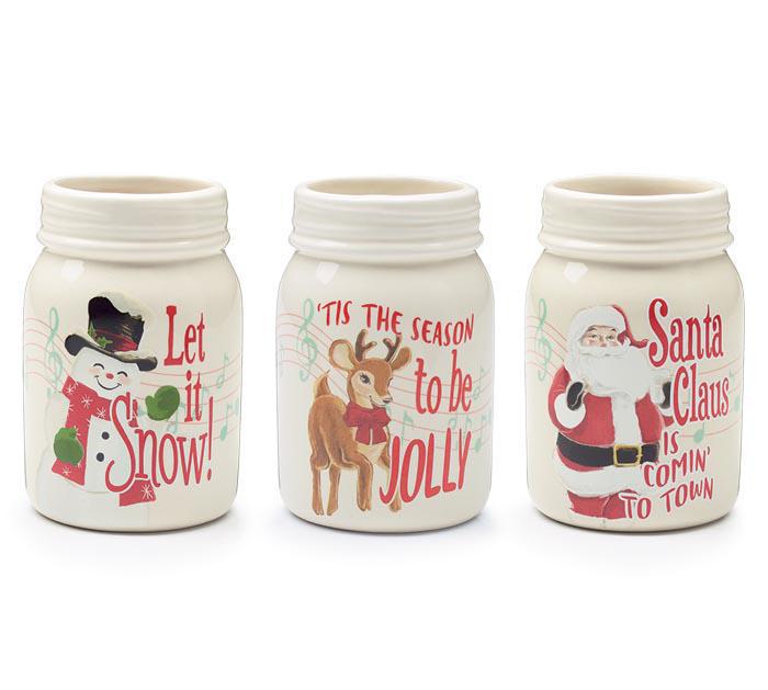 Mason Jar Vase Retro Jingle