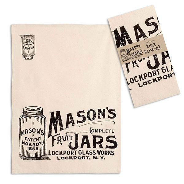 Mason Jars Tea Towel
