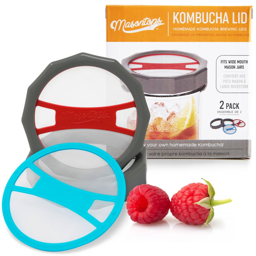 Masontops Kombucha Brewing Lids | Wide Mouth