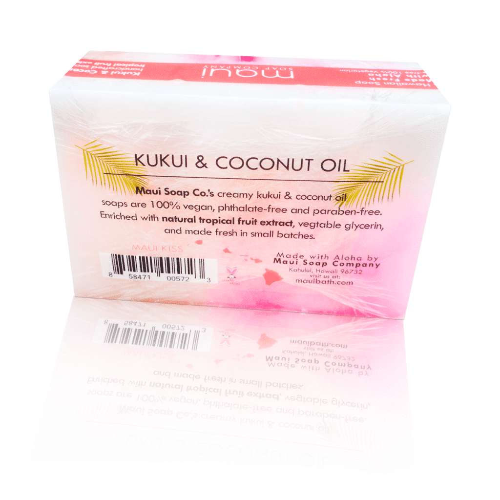 Maui Kiss Bar Soap w/ Kukui & Coconut Oil