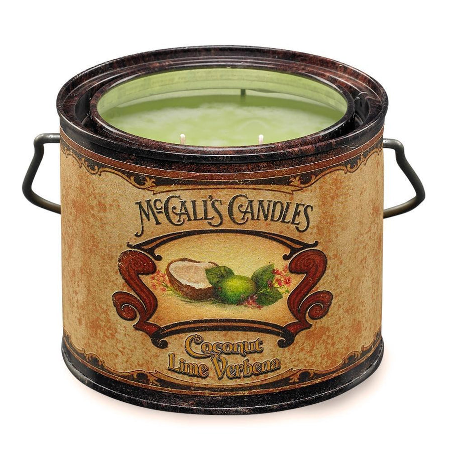 McCall's Candle Vintage Double Wick Candle Coconut Lime Verbena