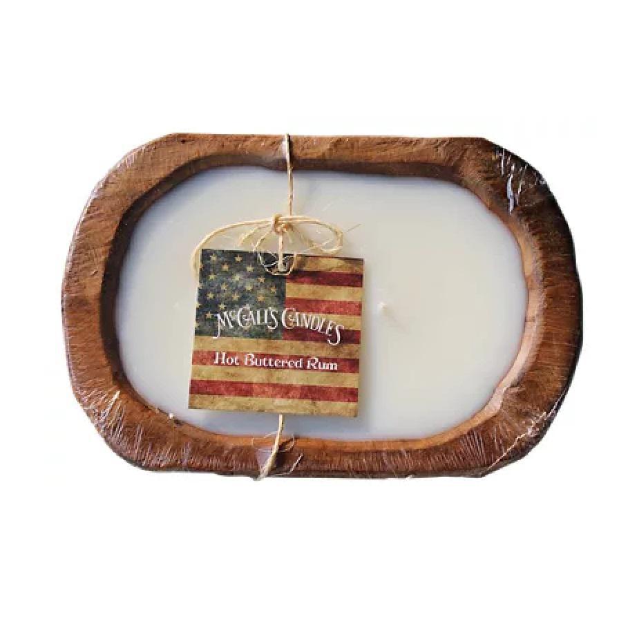 McCall's Rustic Bread Bowl Candle | Hot Buttered Rum