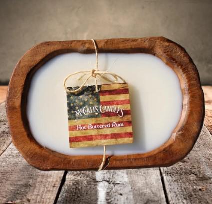 McCall's Rustic Bread Bowl Candle | Hot Buttered Rum