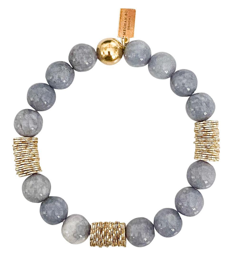 Meghan Bo Designs | Gray Jade Bracelet