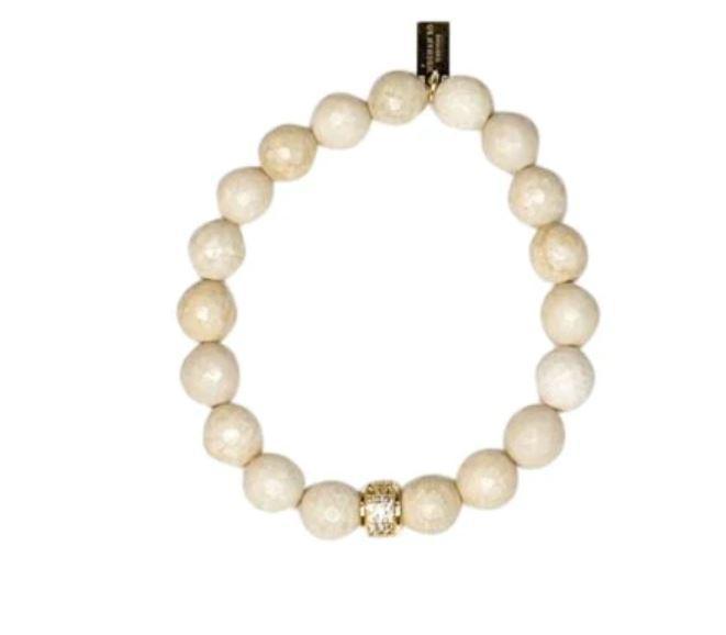Meghan Bo Designs |Natural Fossil Stone Bracelet