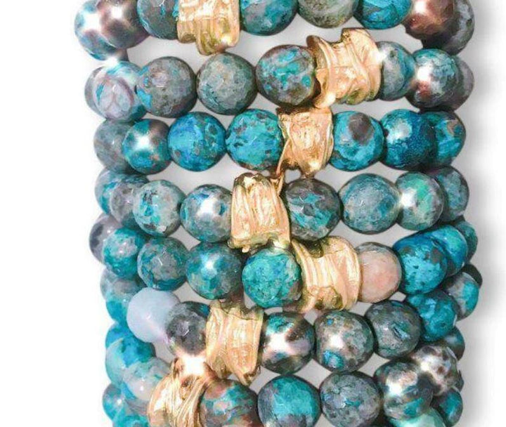 Meghan Bo Designs | Ocean Jasper Beaded Bracelet