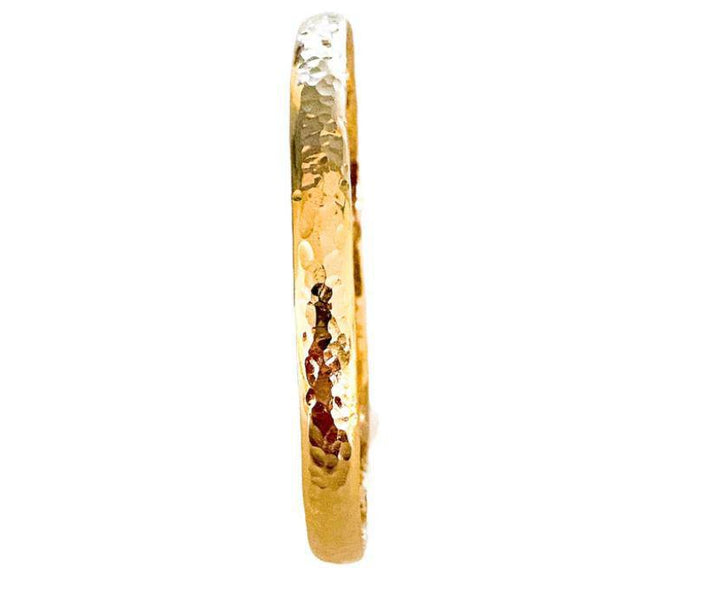 Meghan Bo Designs | Wide Hammered Bangle