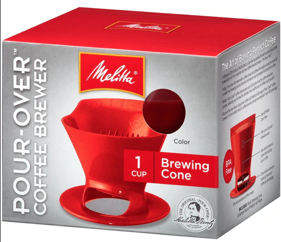 Melitta pour shop over coffee brewer