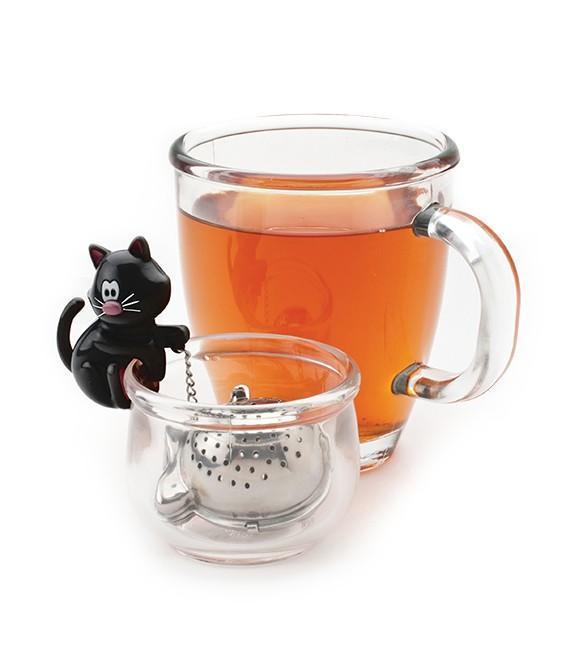 Meow Tea Infuser & Bowl Cat and Fish