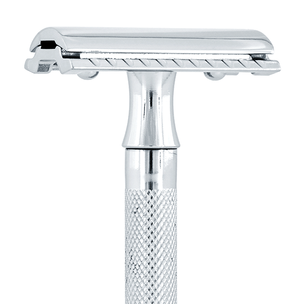 Merkur 33C Double Edge Safety Razor, Straight Cut, Chrome