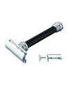 Merkur 38B Double Edge Safety Razor, Straight Cut, Extra Long Handle