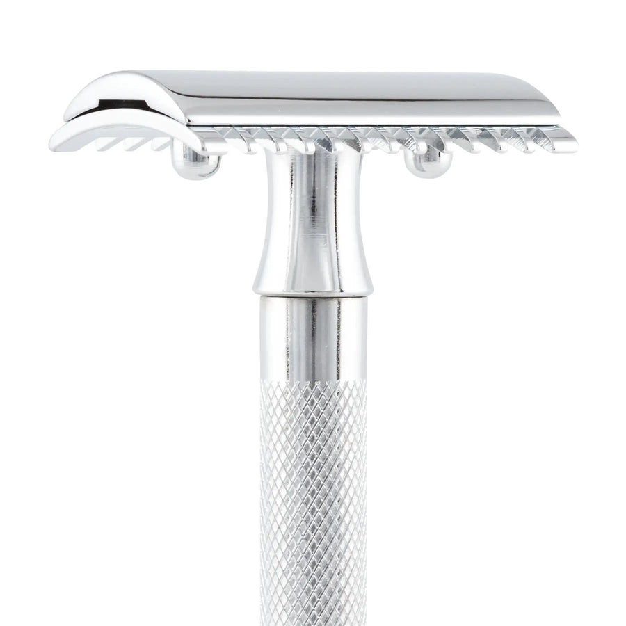 Merkur Double Edged Safety Razor | Open Comb, Chrome 15C