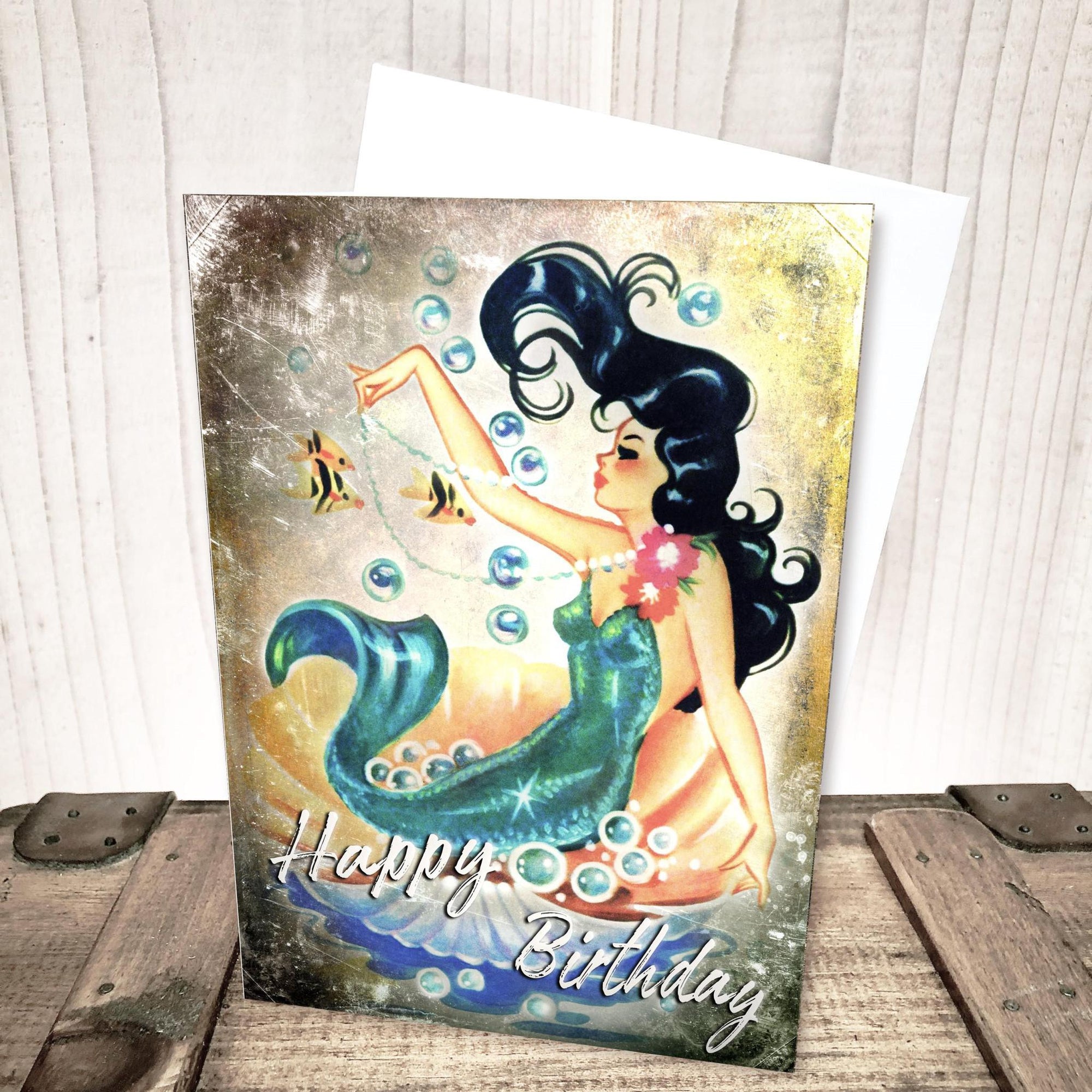 Mermaid Birthday Card by Yesterday's Best