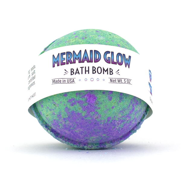 Mermaid Glow Glitter Bath Bomb