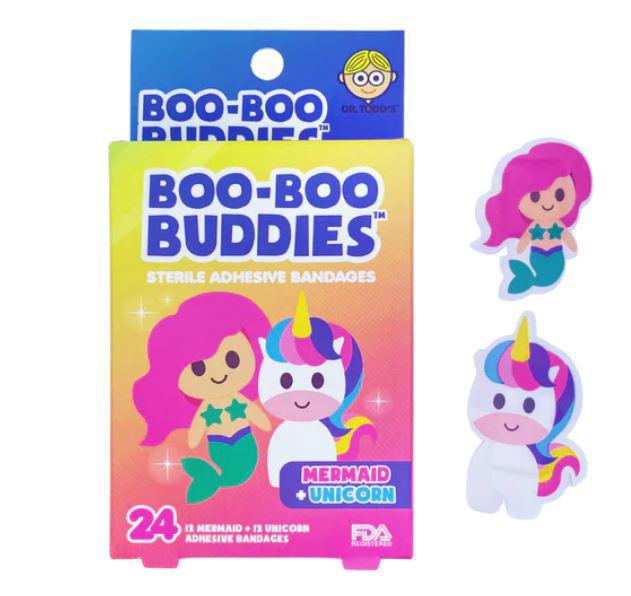 Boo-Boo Buddies Bandages Mermaid & Unicorn