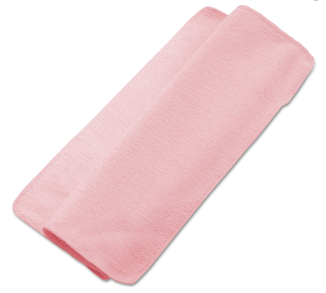 Microfiber Furniture Polishing Cloth Pink