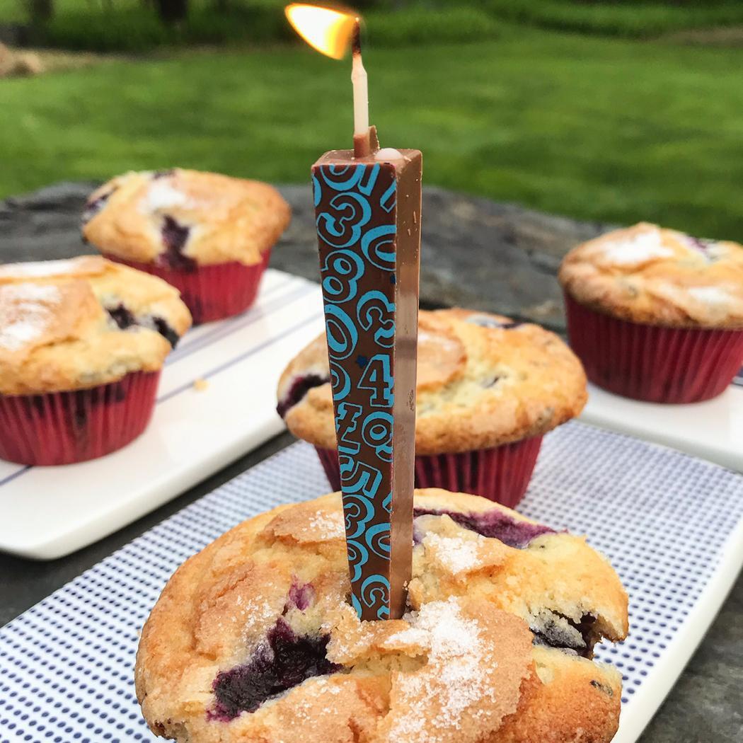 Edible Chocolate Birthday Candles Milk Numbers
