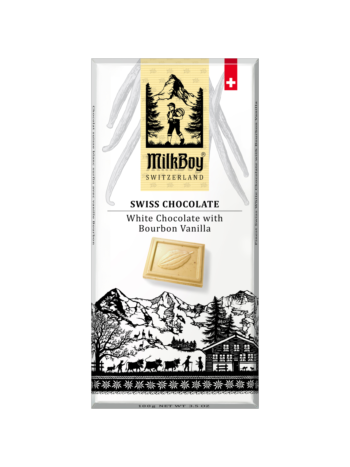 Milkboy Swiss White Chocolate with Bourbon Vanilla
