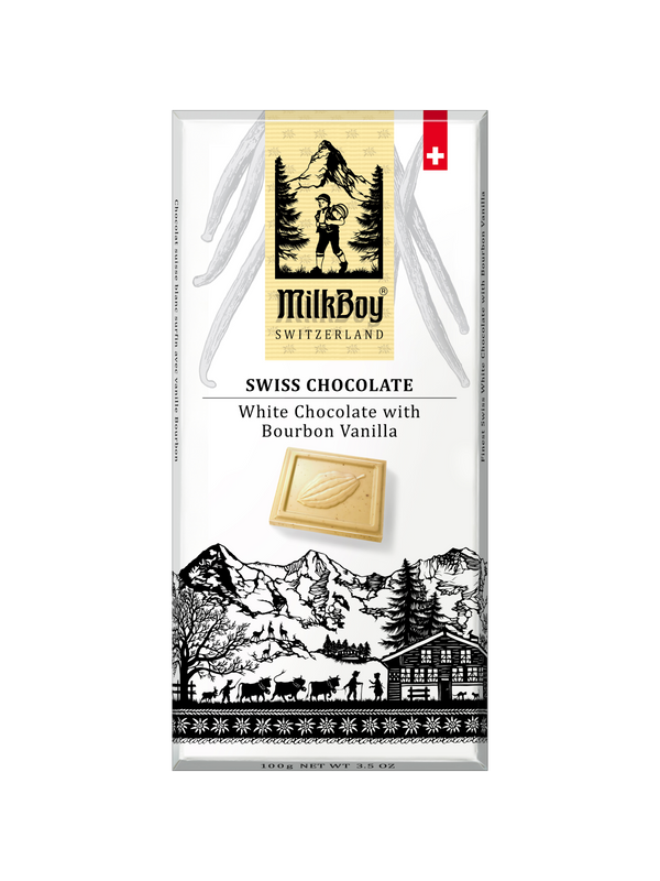 Milkboy Swiss White Chocolate with Bourbon Vanilla