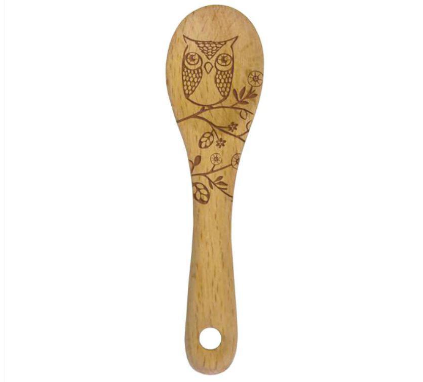 Mini Condiment Spoon | Woodland Owl