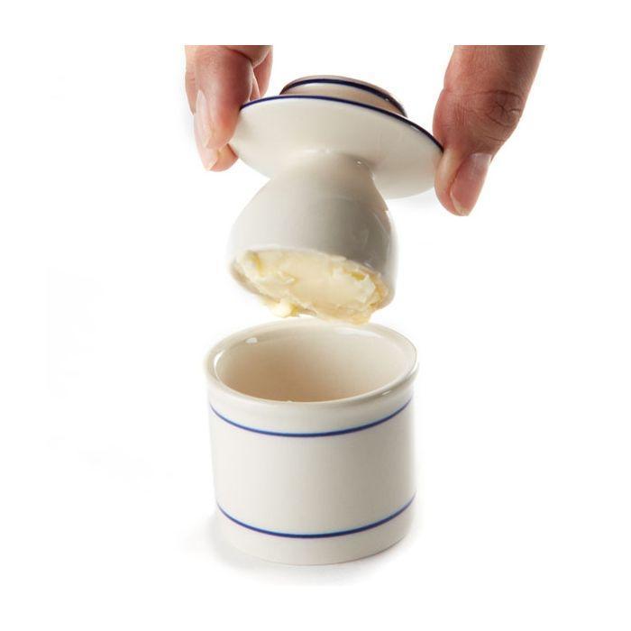 Mini Stoneware Butter Keeper Dish