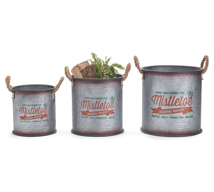 Mistletoe Planter with Rope Handles