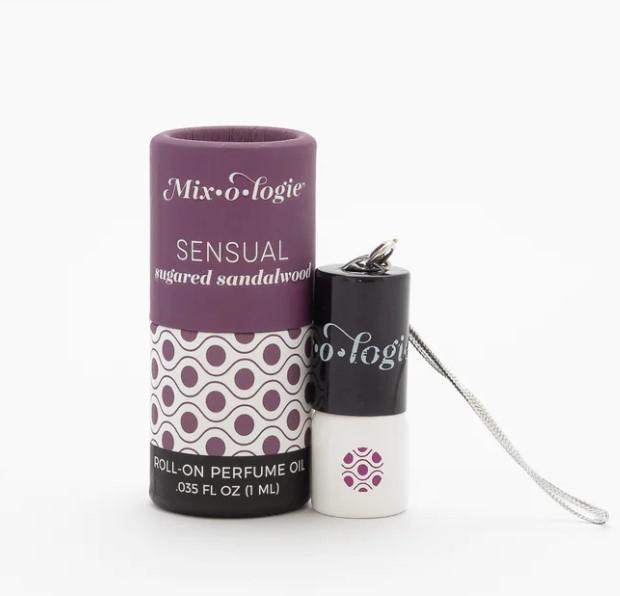 Mixologie Mini Roll-On Perfume Keychain | Sensual (Sugared Sandalwood)