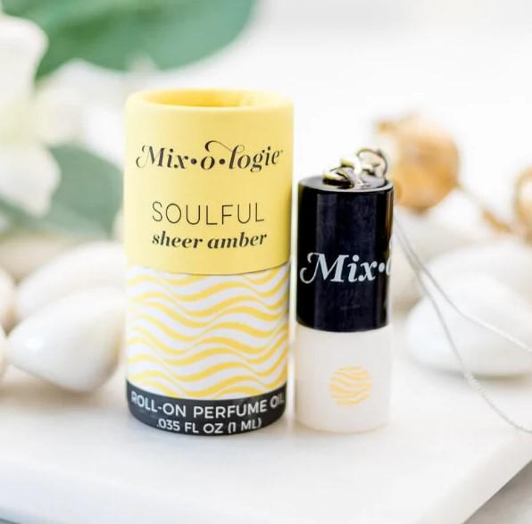 Mixologie Mini Roll-On Perfume Keychain | Soulful (Sheer Amber)