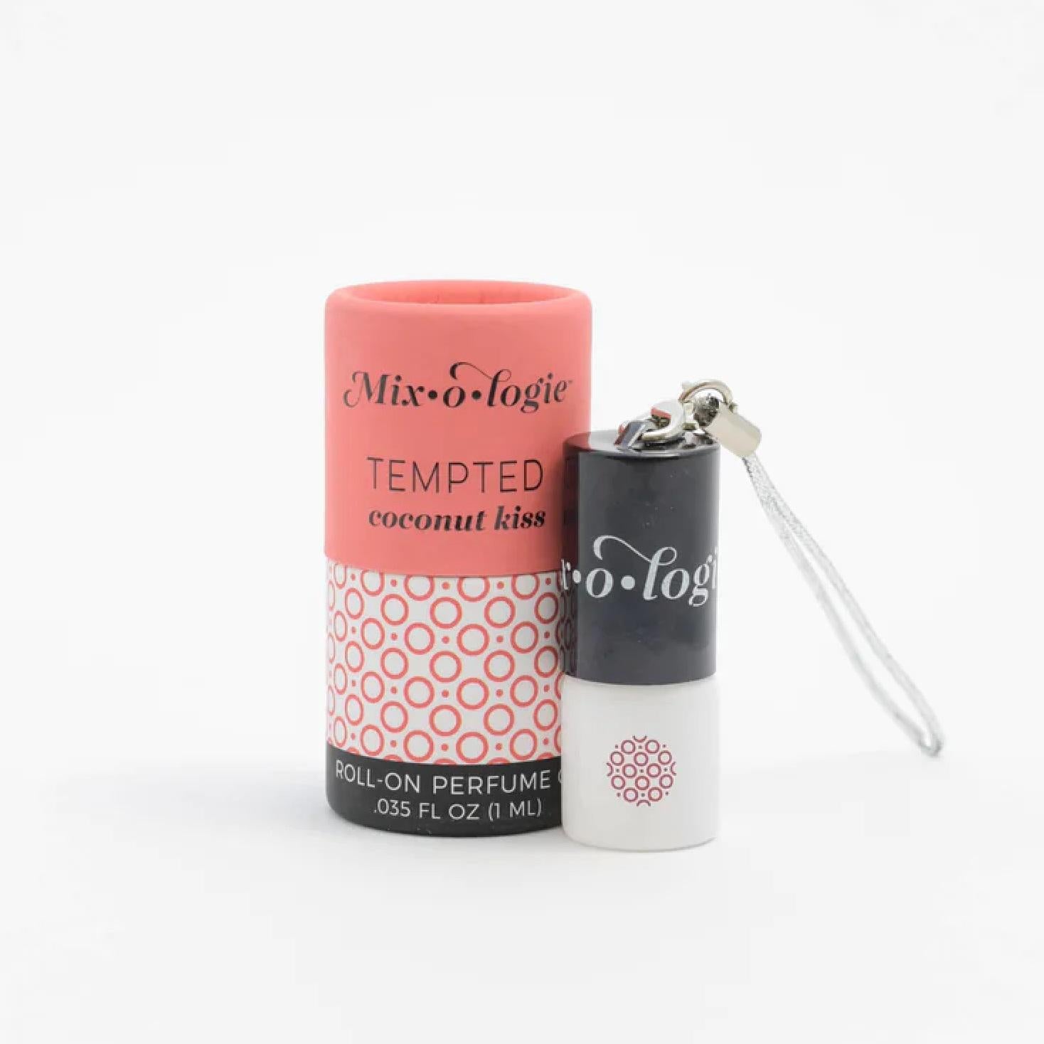 Mixologie Mini Roll-On Perfume Keychain | Tempted (Coconut Kiss)