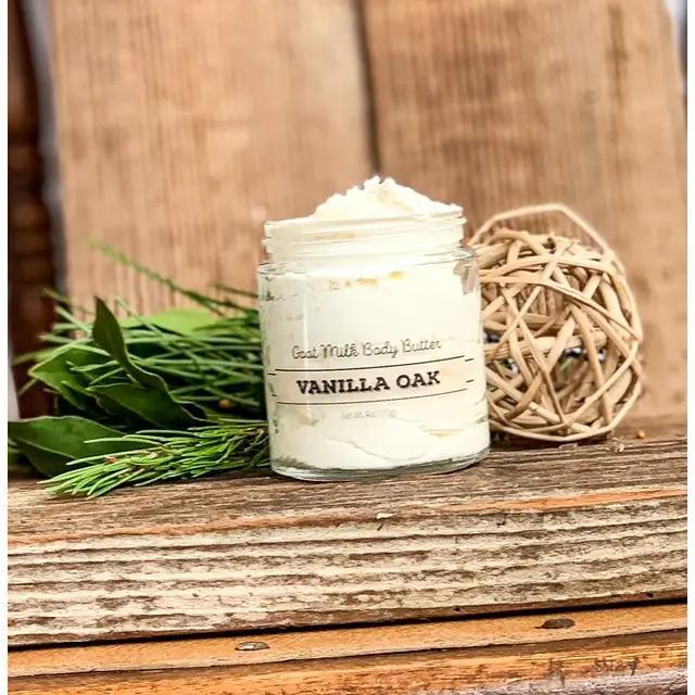 Moisturizing Goat Milk Whipped Body Butter | Vanilla Oak