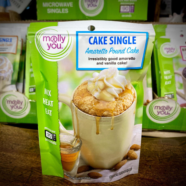 Molly & You Single Serve Cake Mug Mix | Amaretto Pound Cake