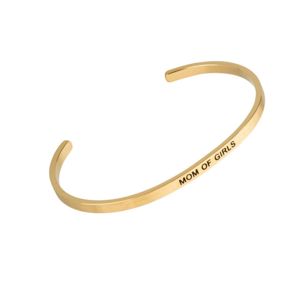 Adjustable Cuff Bracelets | Mom of Girls Mom of Girls Gold