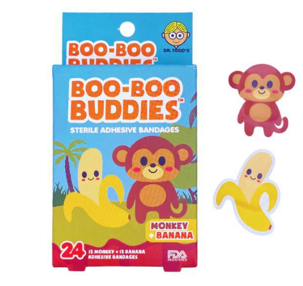 Boo-Boo Buddies Bandages Monkey & Banana